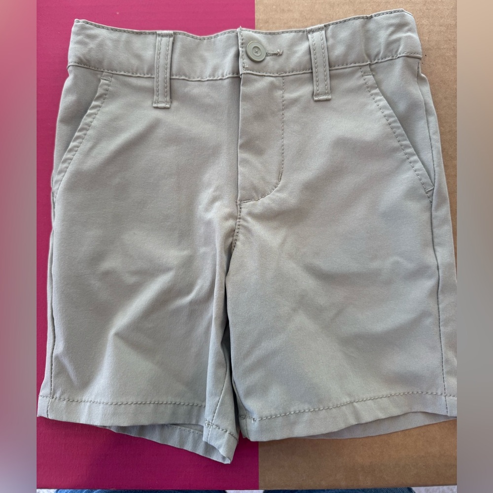 Cat & Jack Boys' School Shorts - Light Taupe